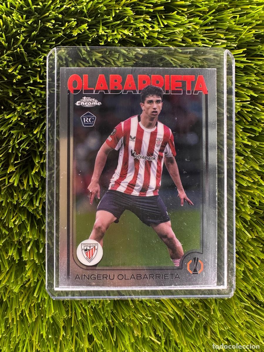 Cromos de f&uacute;tbol: N&ordm; 146 Aingeru Olabarrieta Rookie Card Athletic Club Topps UEFA Clubs Competitions Chrome 24 25