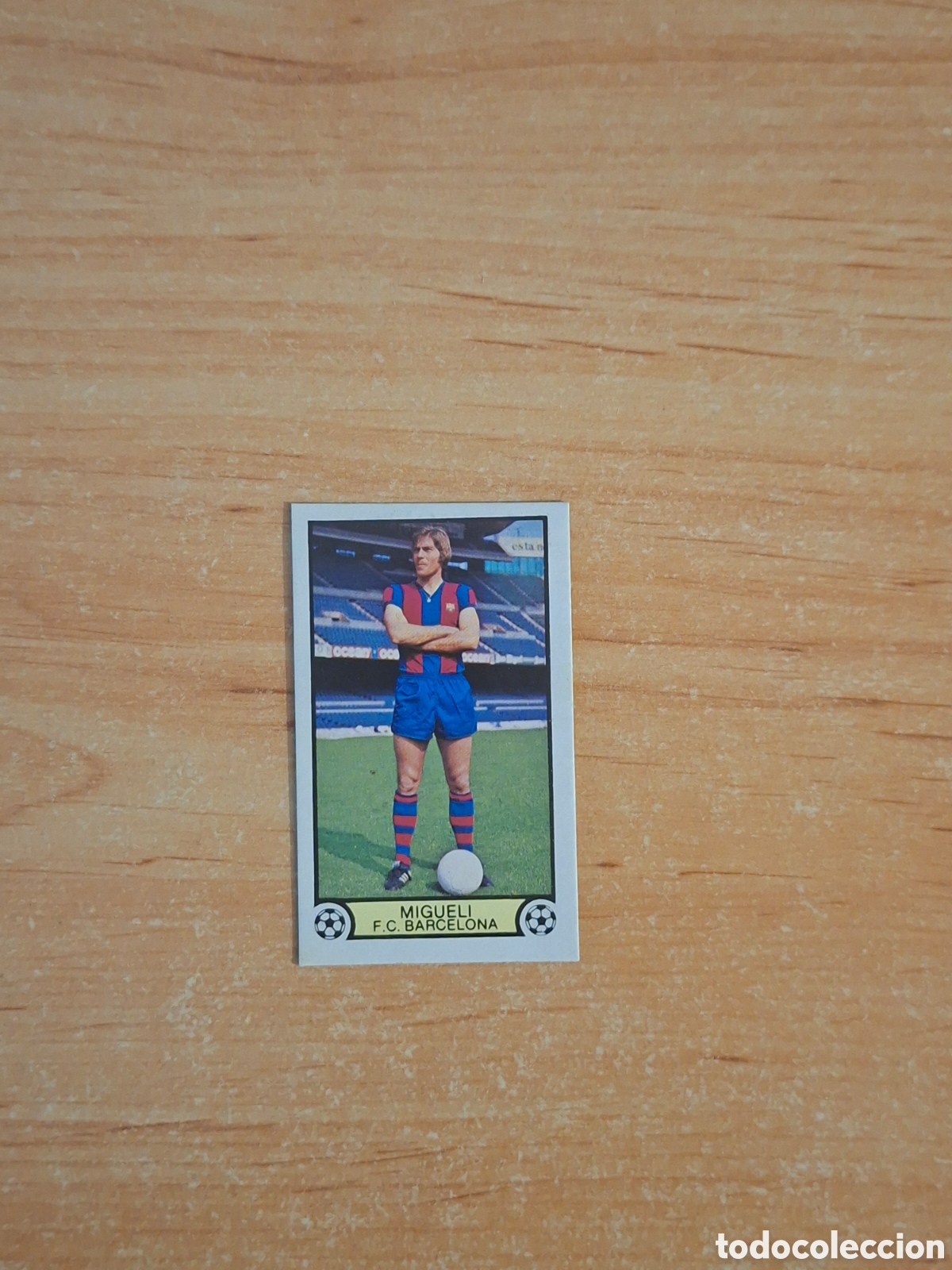 Cromos de F&uacute;tbol: Este 79 80 migueli Barcelona despegado ver fotos