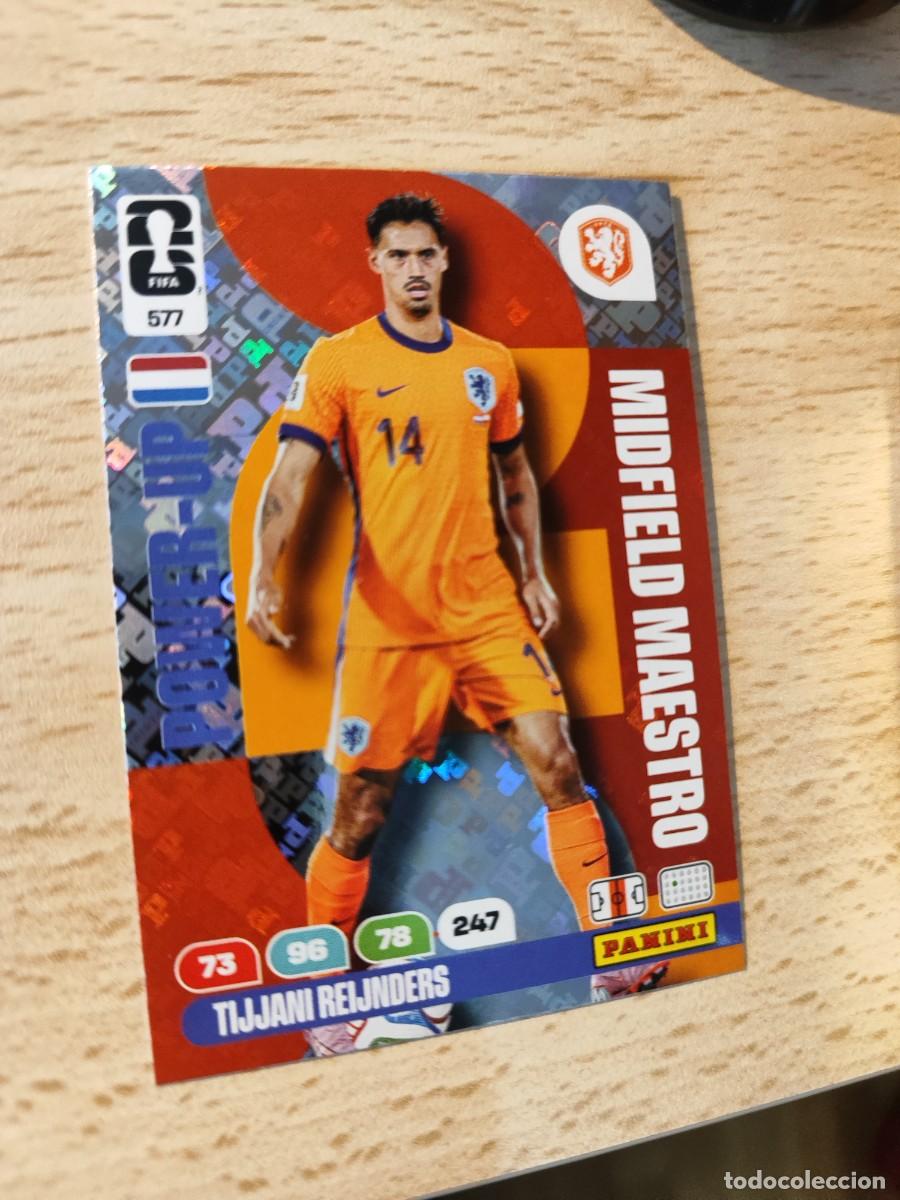 Cromos de F&uacute;tbol: 577 WORLD CUP 2026 TIJJANI REIJNDERS HOLANDA MIDFIELD MAESTRO ADRENALYN MUNDIAL PANINI 26