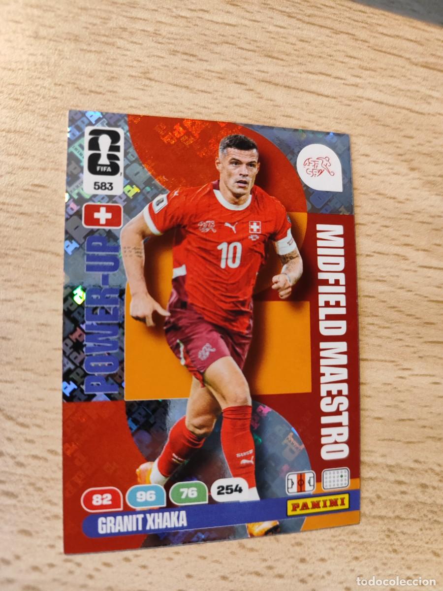 Cartes &agrave; collectionner de Football: 583 WORLD CUP 2026 GRANIT XHAKA SUIZA MIDFIELD MAESTRO ADRENALYN MUNDIAL PANINI 26