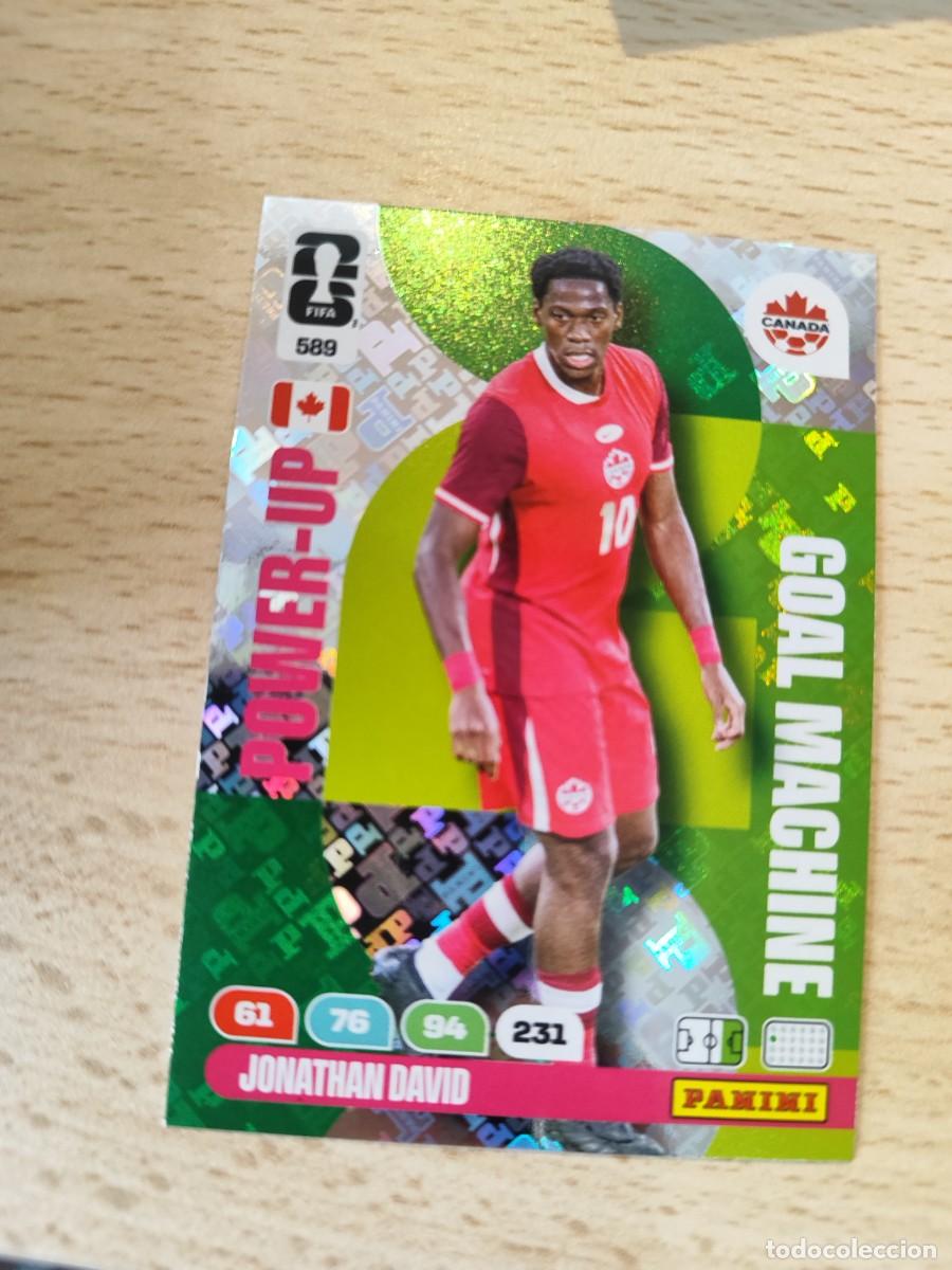 Cromos de F&uacute;tbol: 589 WORLD CUP 2026 JONATHAN DAVID CANADA GOAL MACHINE ADRENALYN MUNDIAL PANINI 26