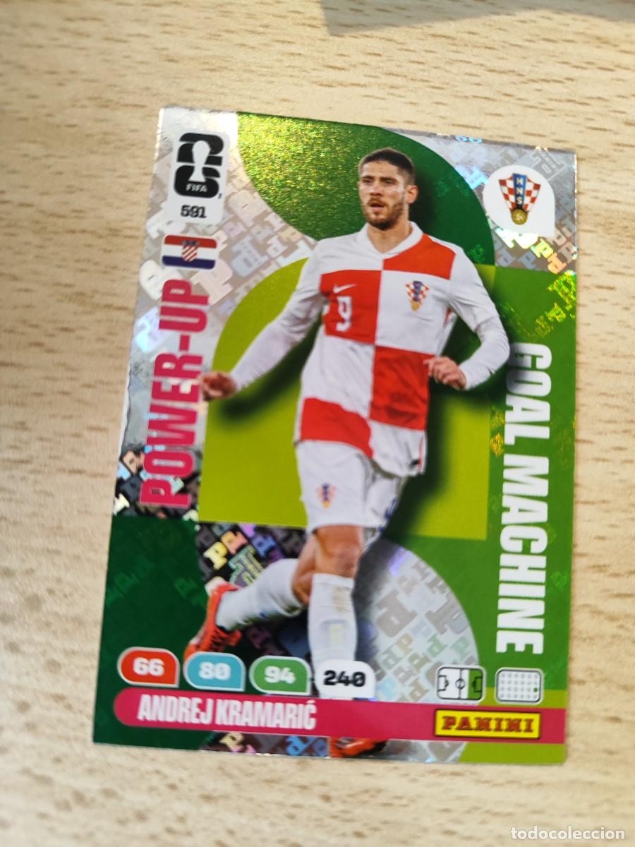 Cromos de F&uacute;tbol: 591 WORLD CUP 2026 ANDREJ KRAMARIĆ CROACIA GOAL MACHINE ADRENALYN MUNDIAL PANINI 26