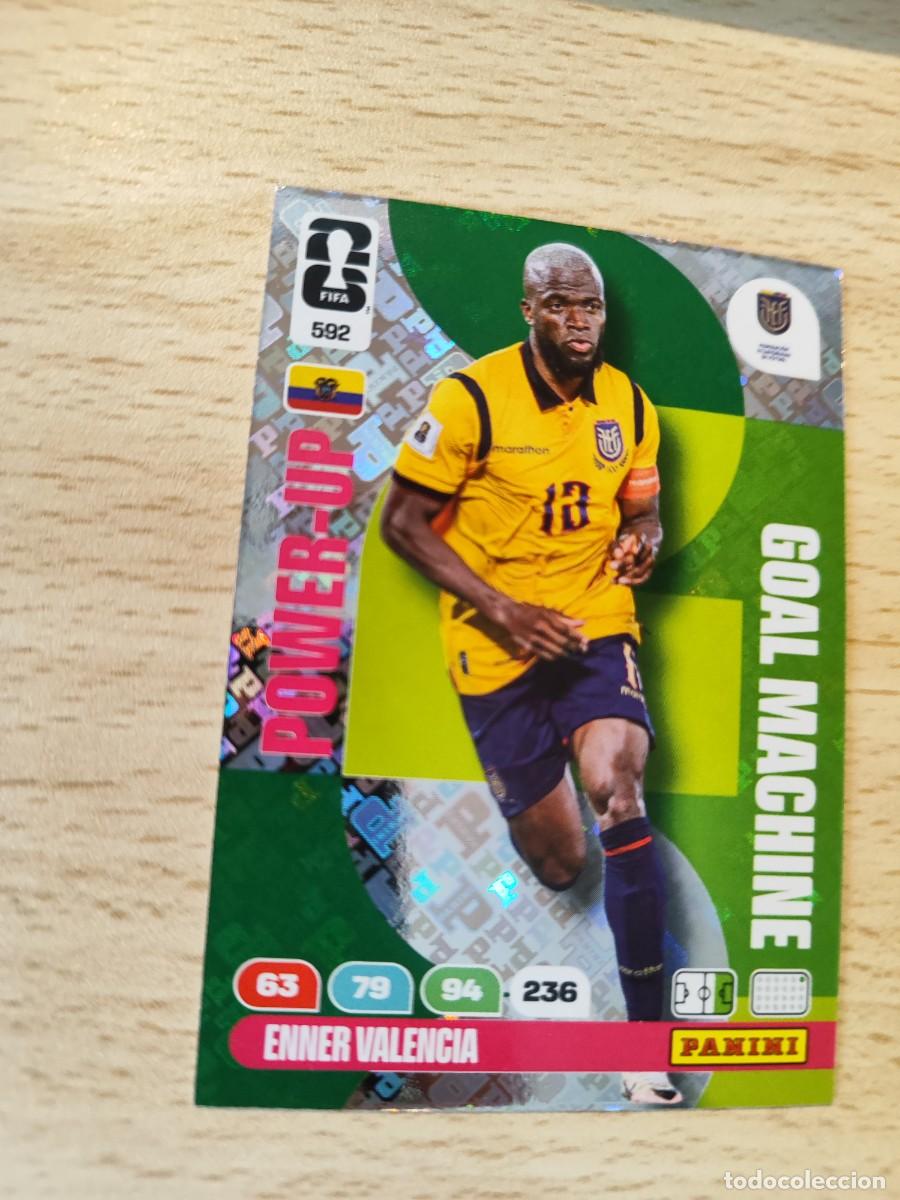 Cromos de F&uacute;tbol: 592 WORLD CUP 2026 ENNER VALENCIA ECUADOR GOAL MACHINE ADRENALYN MUNDIAL PANINI 26