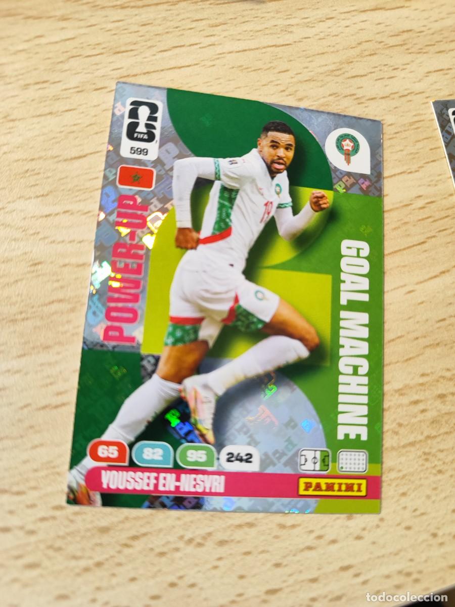 Cromos de F&uacute;tbol: 599 WORLD CUP 2026 YOUSSEF EN-NESYRI MARRUECOS GOAL MACHINE ADRENALYN MUNDIAL PANINI 26