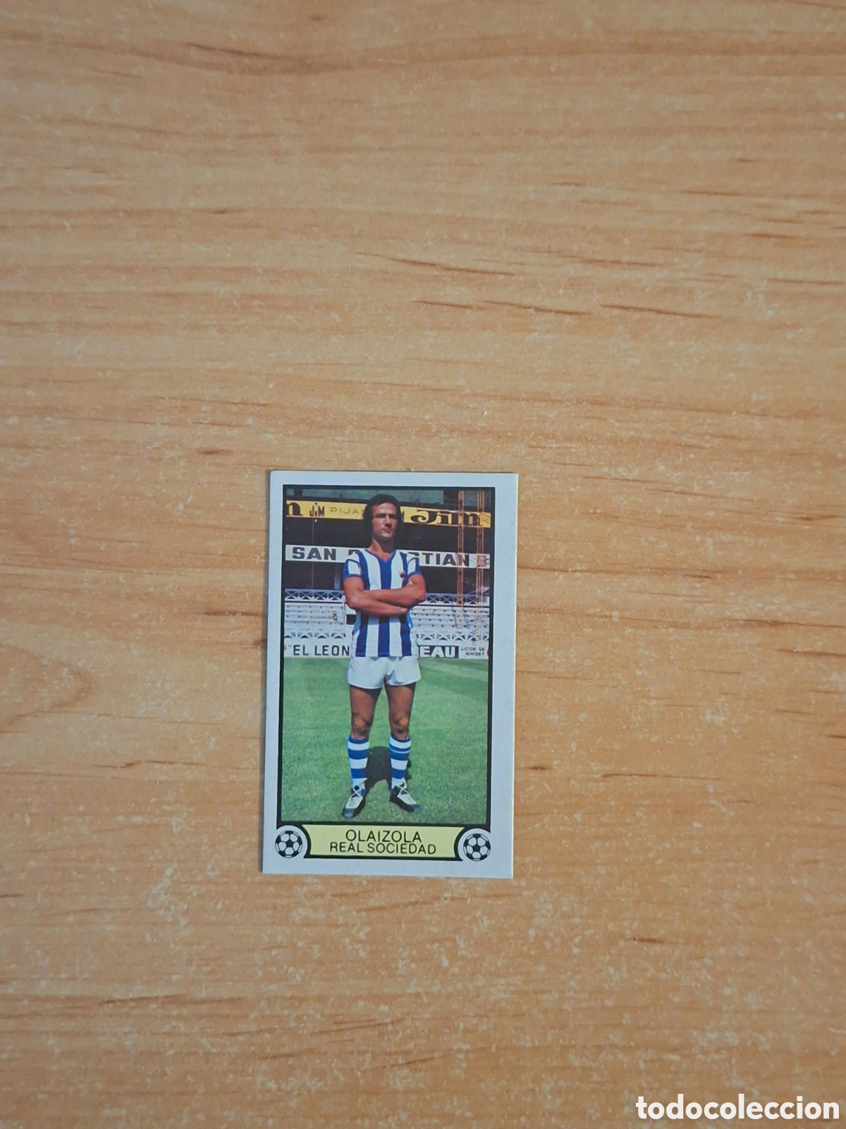 Fu&szlig;ball-Sticker: Este 79 80 olaizola real sociedad baja despegado ver fotos