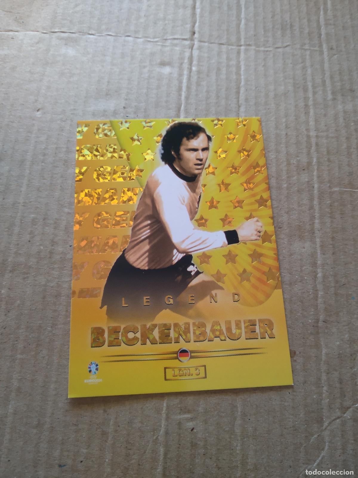 Cromos de Futebol: LGN 3 beckenbauer alemania LEGEND LEYENDA CROMO FUTBOL EURO 2024 EUROCOPA FLASH EDITION