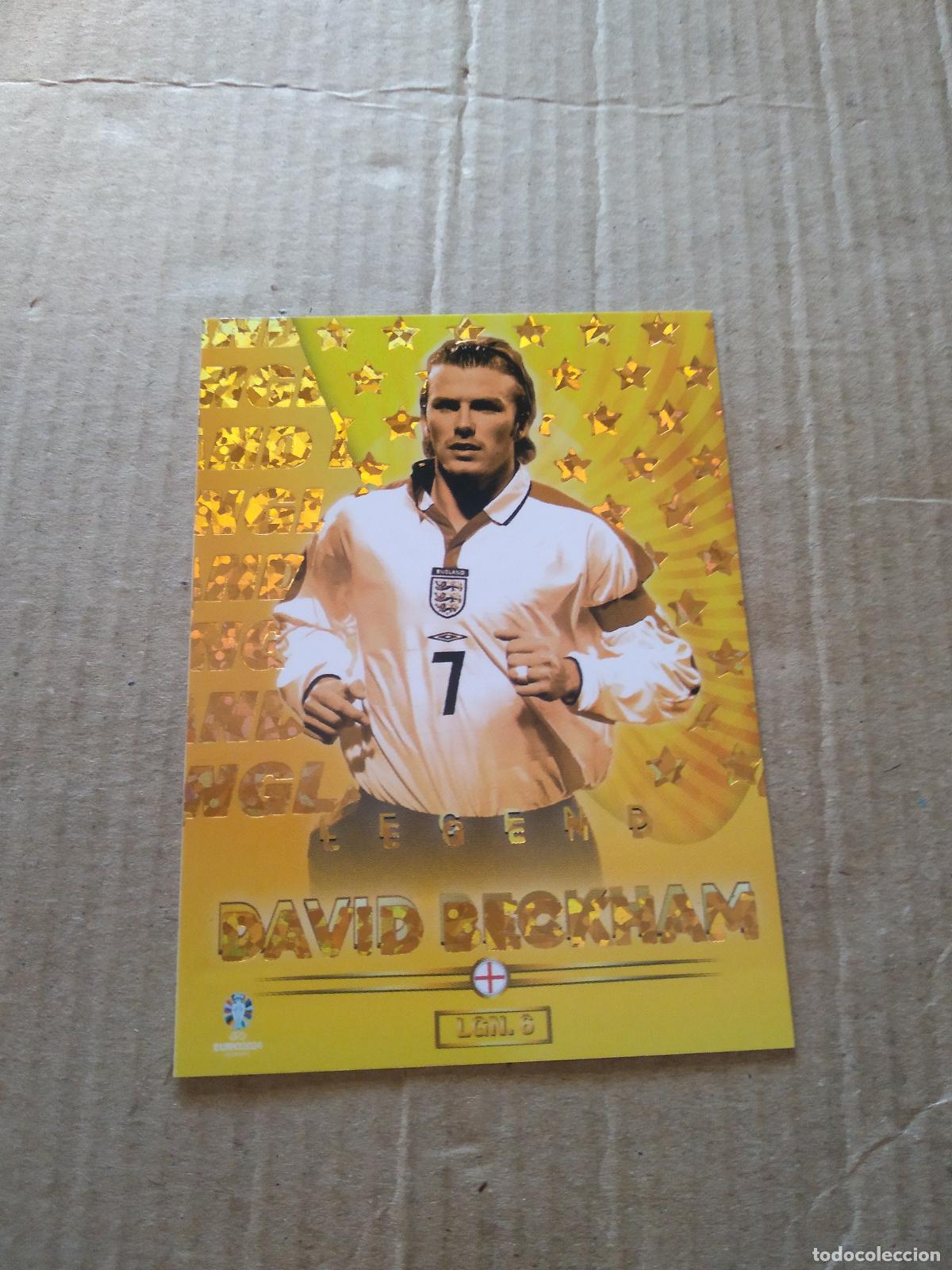 Cromos de F&uacute;tbol: LGN 6 BECKHAM INGLATERRA LEGEND LEYENDA CROMO FUTBOL EURO 2024 EUROCOPA FLASH EDITION
