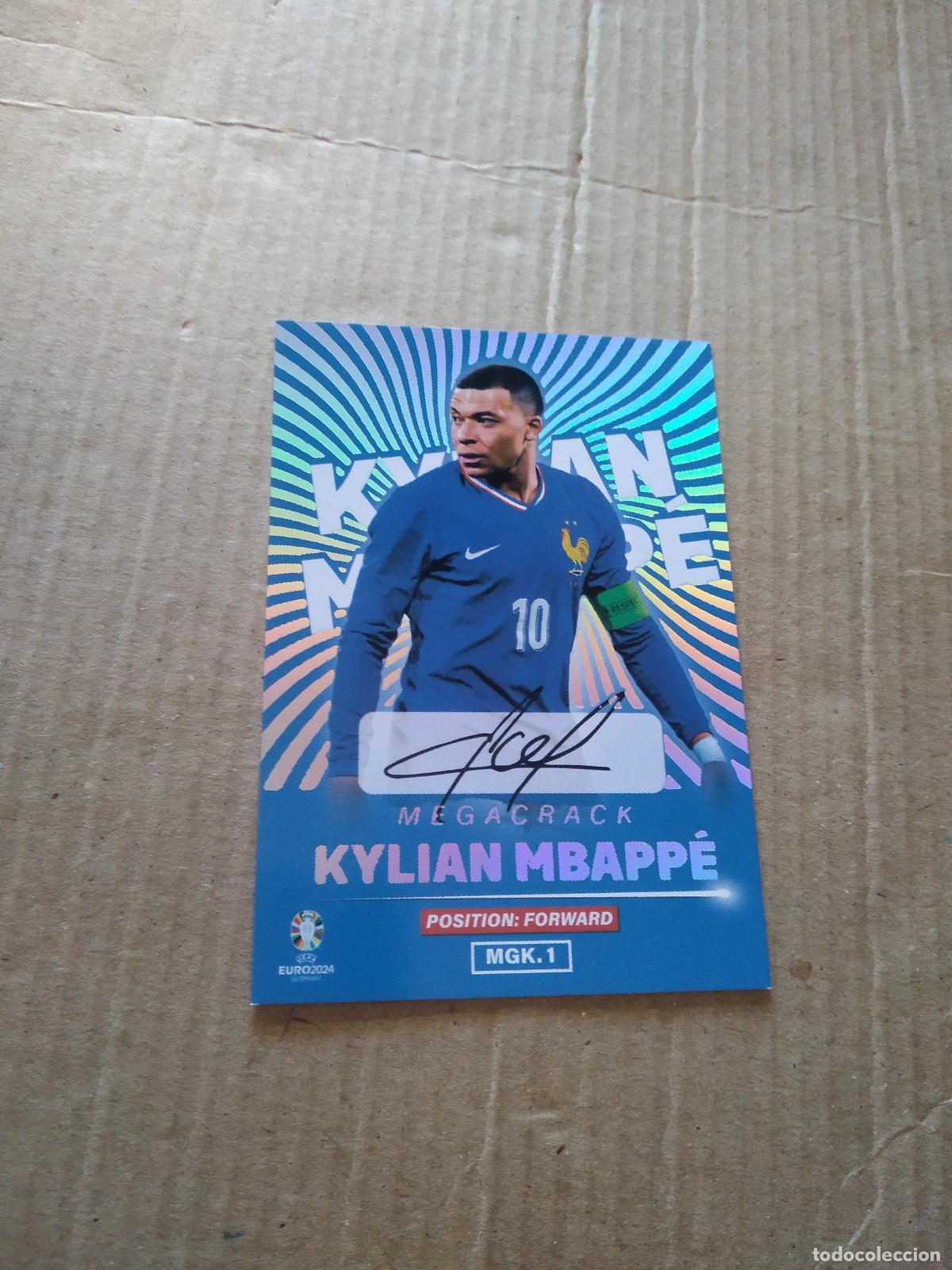 Cromos de F&uacute;tbol: MGK KYLIAN MBAPPE FRANCIA AUTOGRAFO FIRMA IMPRESO CROMO FUTBOL EURO 2024 EUROCOPA FLASH EDITION