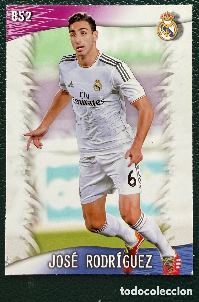 Figurine di Calcio: 852 JOSE RODRIGUEZ REAL MADRID CASTILLA FICHAS ALBUM MUNDICROMO 2013 2014 13 14