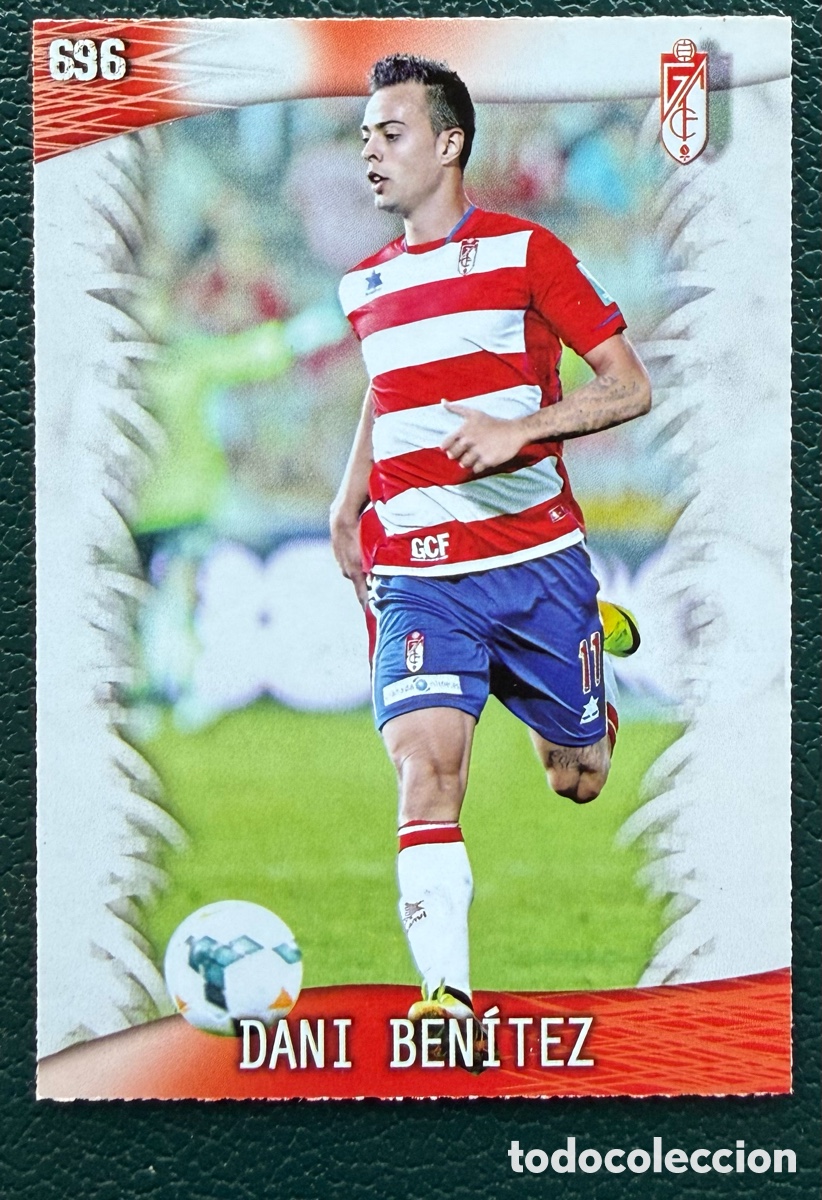 Cartes &agrave; collectionner de Football: 696 DANI BENITEZ GRANADA CF FICHAS ALBUM MUNDICROMO 2013 2014 13 14