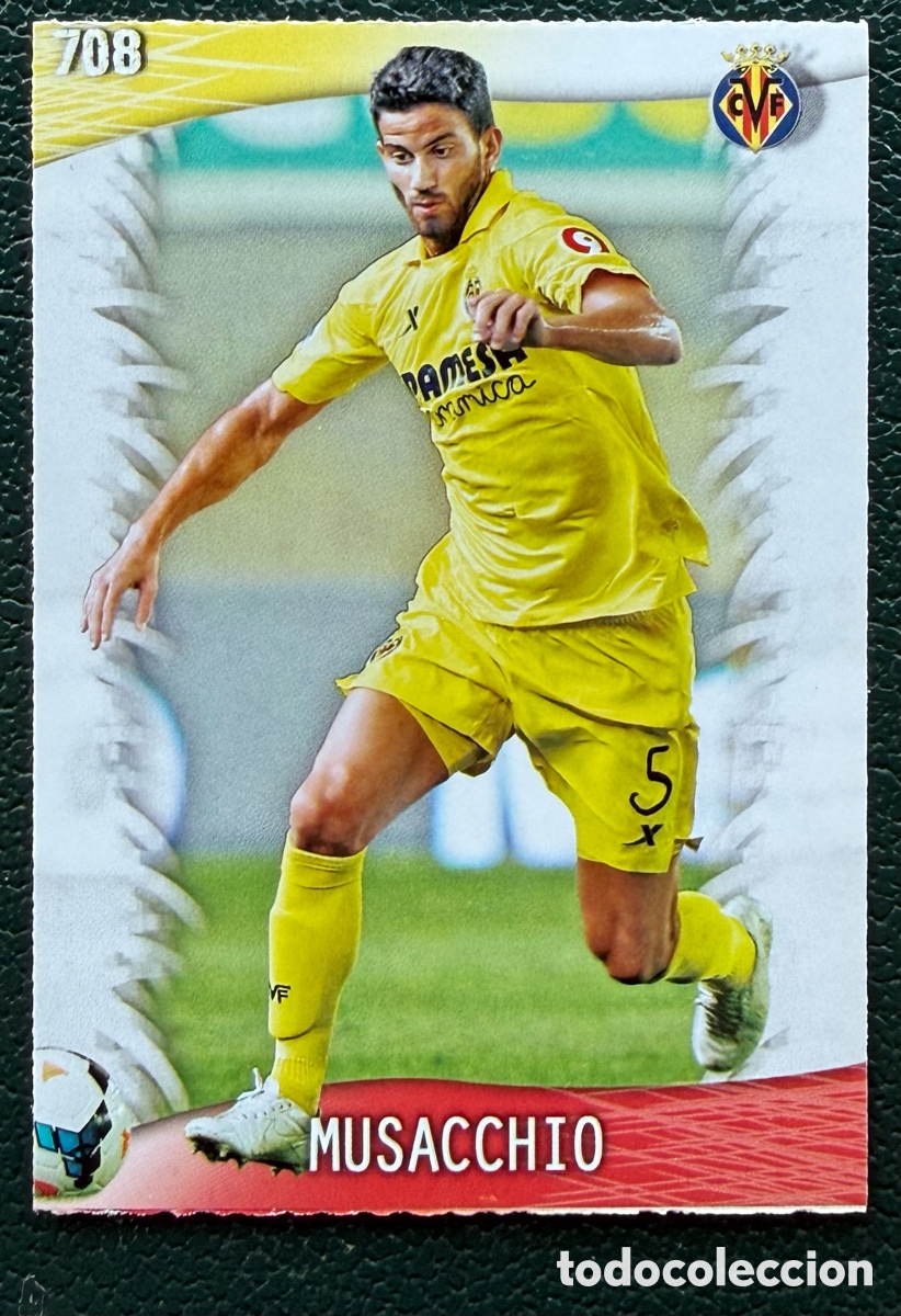 Figurine di Calcio: 708 MUSACCHIO VILLARREAL CF FICHAS ALBUM MUNDICROMO 2013 2014 13 14