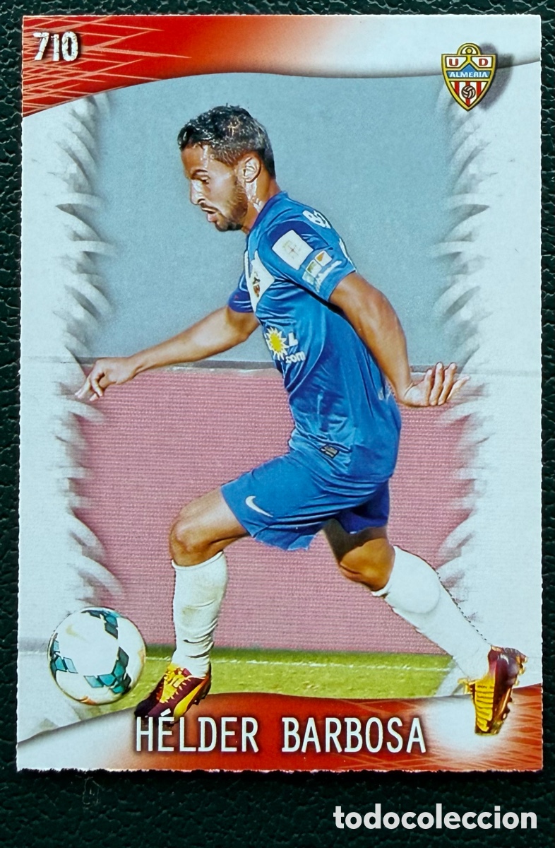 Figurine di Calcio: 710 HELDER BARBOSA UD ALMERIA FICHAS ALBUM MUNDICROMO 2013 2014 13 14