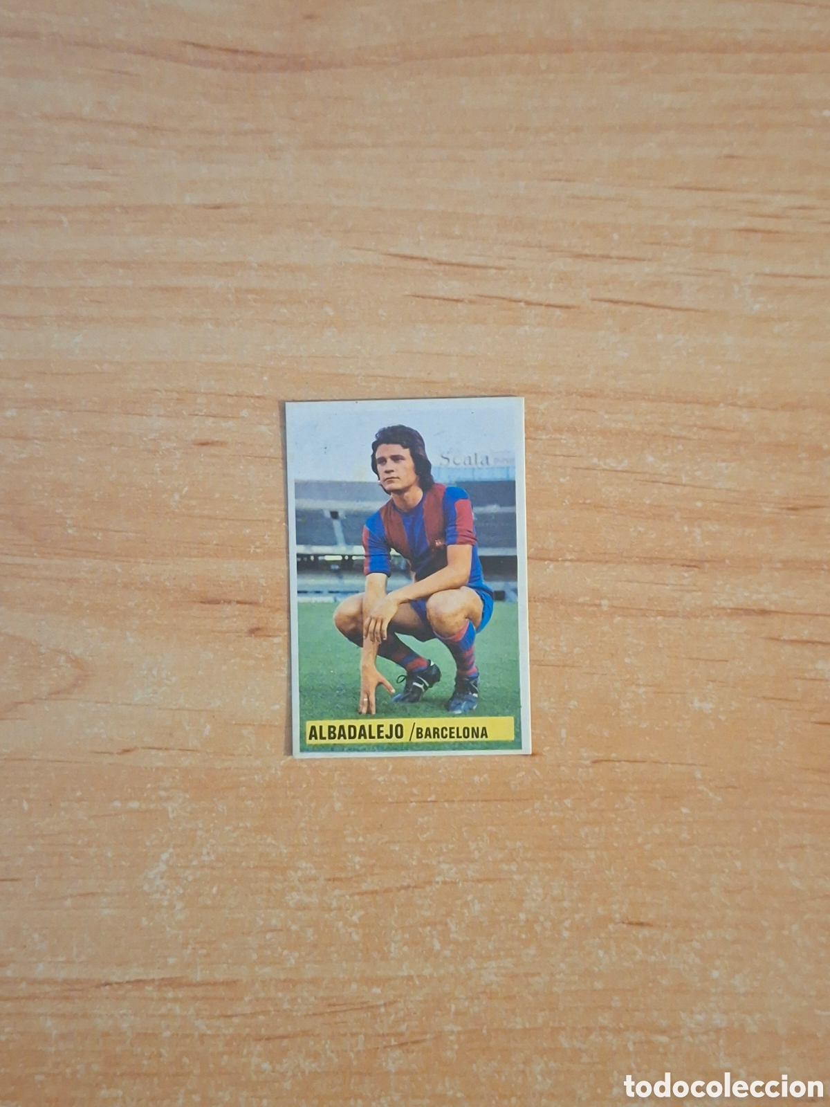 Cromos de F&uacute;tbol: Este 74 75 albaladejo Barcelona 10 fichaje despegado ver fotos