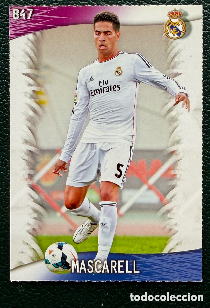 Figurine di Calcio: 847 MASCARELL REAL MADRID CASTILLA FICHAS ALBUM MUNDICROMO 2013 2014 13 14