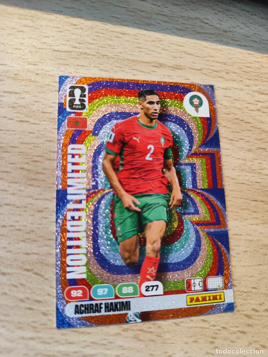 Figurine di Calcio: LE-AH WORLD CUP 2026 ACHRAF HAKIMI MARRUECOS LIMITED EDITION ADRENALYN MUNDIAL PANINI 26