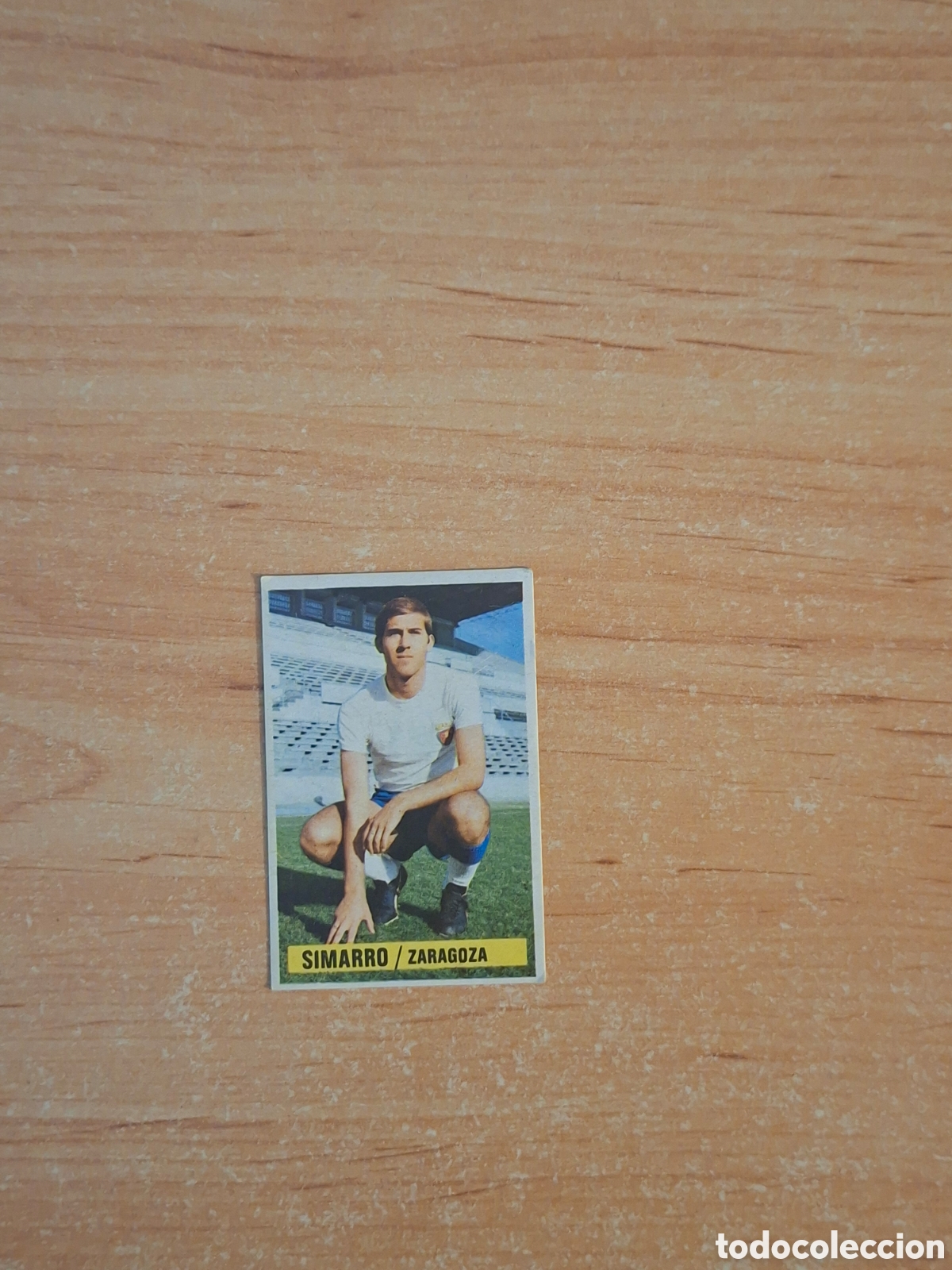 Cromos de F&uacute;tbol: Este 74 75 simarro Zaragoza coloca despegado ver fotos