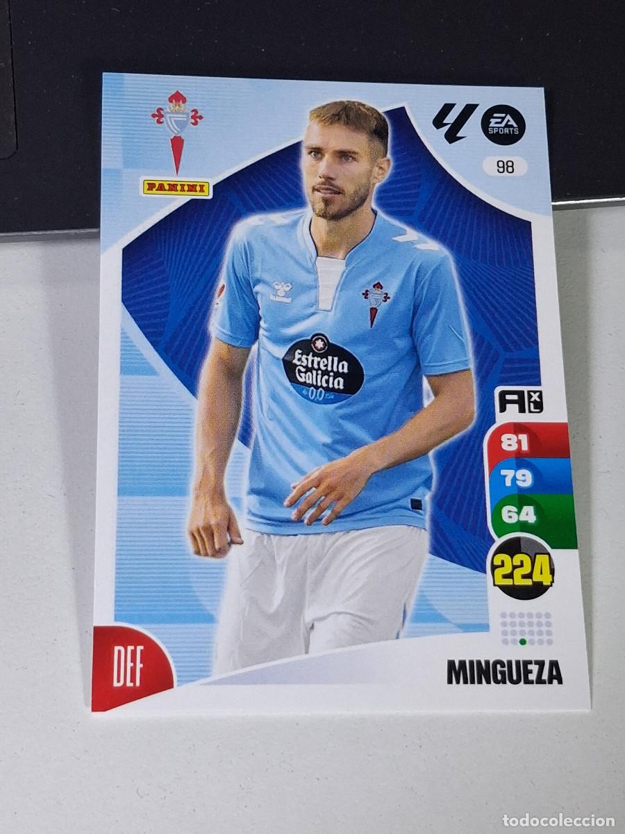 Fu&szlig;ball-Sticker: A6 98 MINGUEZA CELTA LIGA ADRENALYN XL 2024 2025 24 25 PANINI