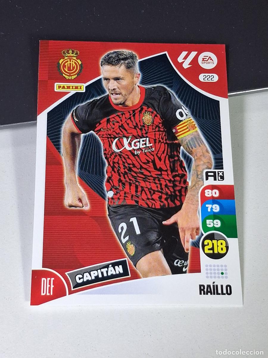 Fu&szlig;ball-Sticker: A6 222 RAILLO MALLORCA LIGA ADRENALYN XL 2024 2025 24 25 PANINI