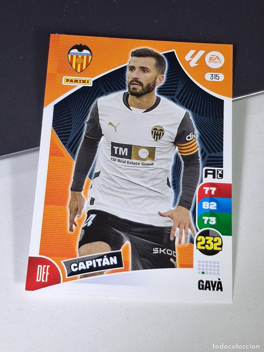 Fu&szlig;ball-Sticker: A6 315 GAYA VALENCIA LIGA ADRENALYN XL 2024 2025 24 25 PANINI