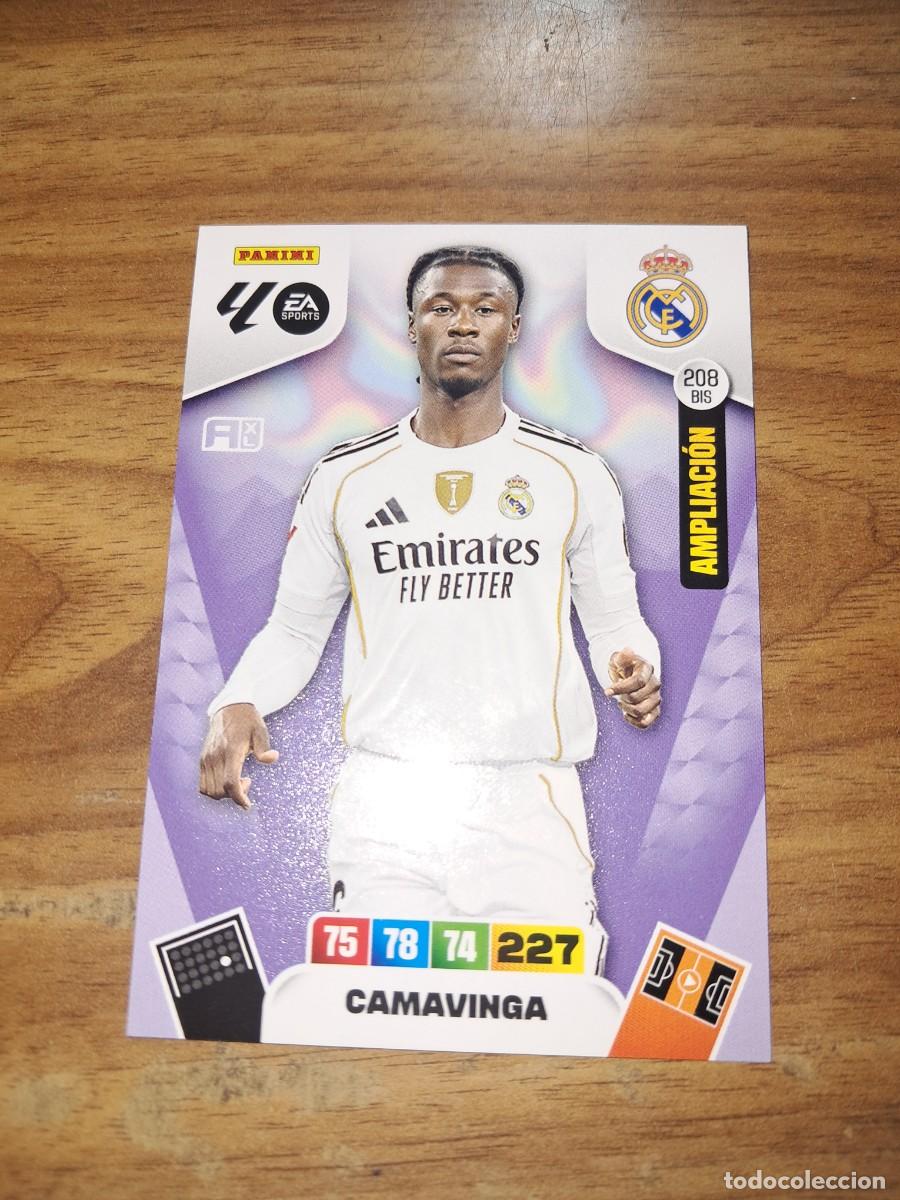Cromos de F&uacute;tbol: CARD ADRENALYN TEMPORADA 25/26: ACTUALIZACI&Oacute;N CAMAVINGA, N&deg; 208 BIS