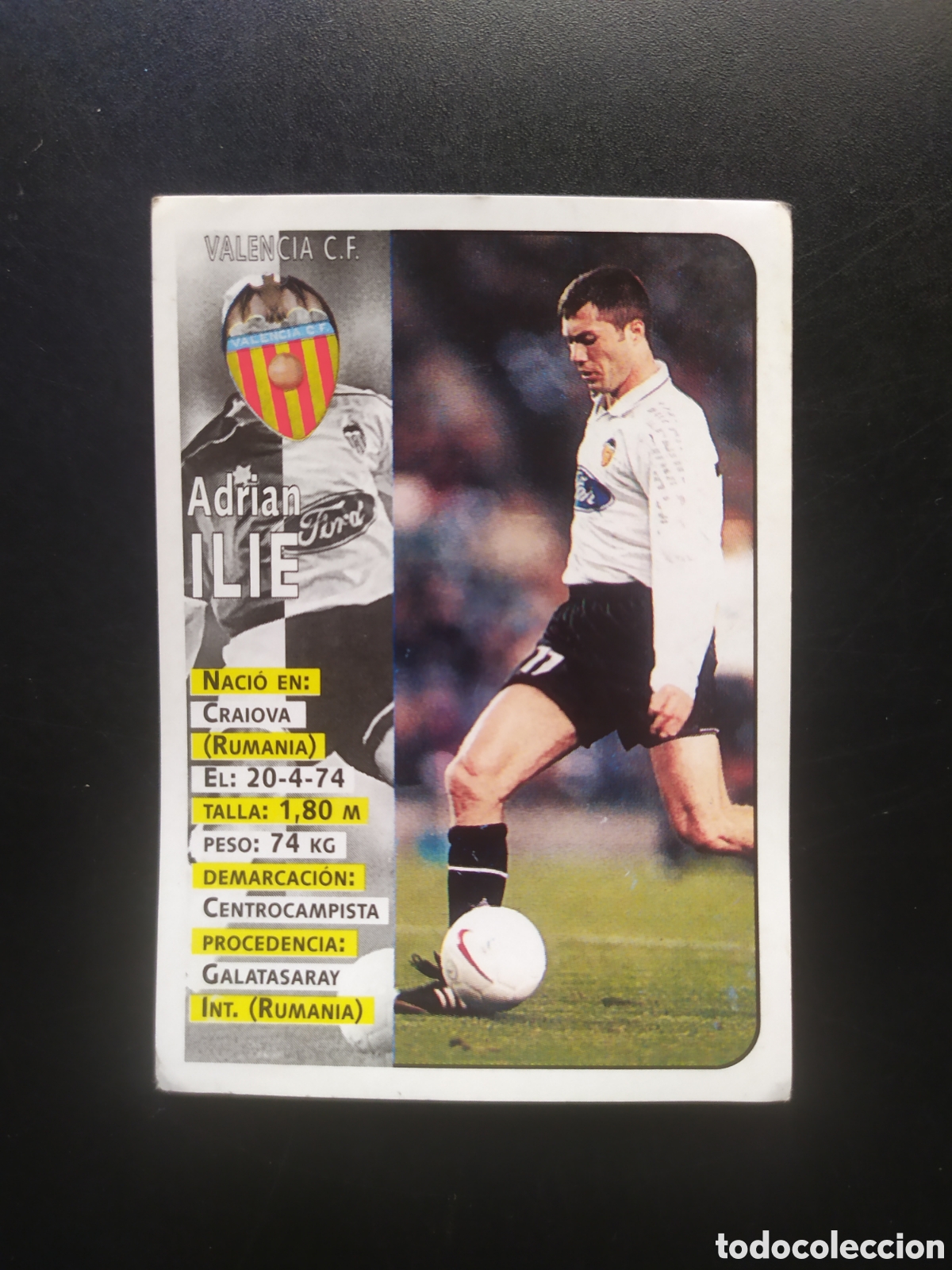 Cromos de F&uacute;tbol: Liga 1998 1999 98 99 panini sports Ilie n&deg; 176 Valencia