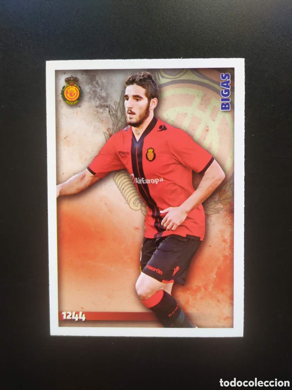 Fu&szlig;ball-Sticker: Mundicromo fichas Liga 2014 2015 14 15 Bigas n&deg; 1244 Mallorca