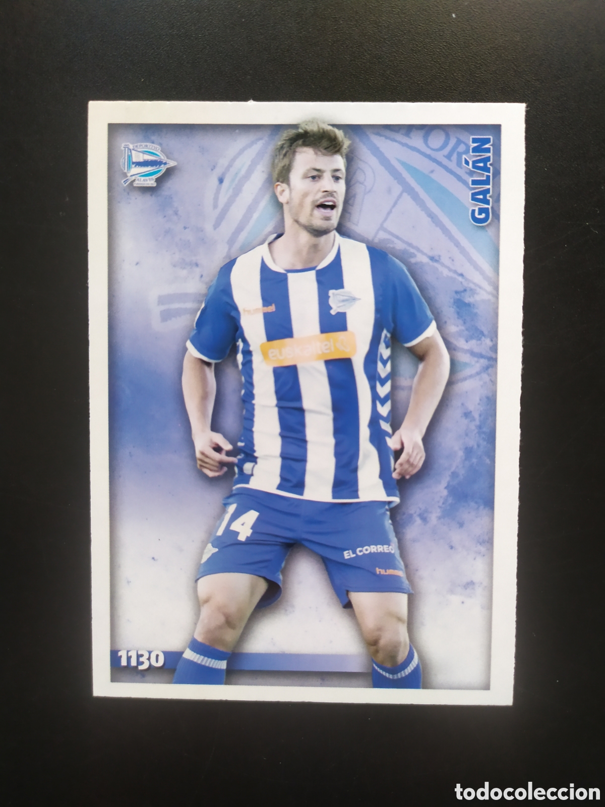 Fu&szlig;ball-Sticker: Mundicromo fichas Liga 2014 2015 14 15 Gal&aacute;n n&deg; 1130 Alaves
