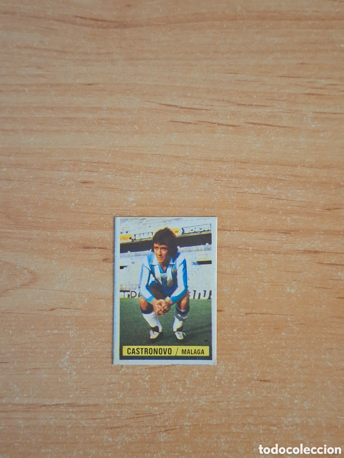 Cromos de F&uacute;tbol: Este 74 75 castronovo malaga coloca despegado ver fotos