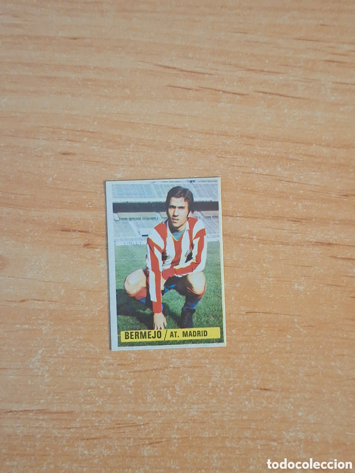 Cromos de F&uacute;tbol: Este 74 75 bermejo at Madrid coloca despegado ver fotos
