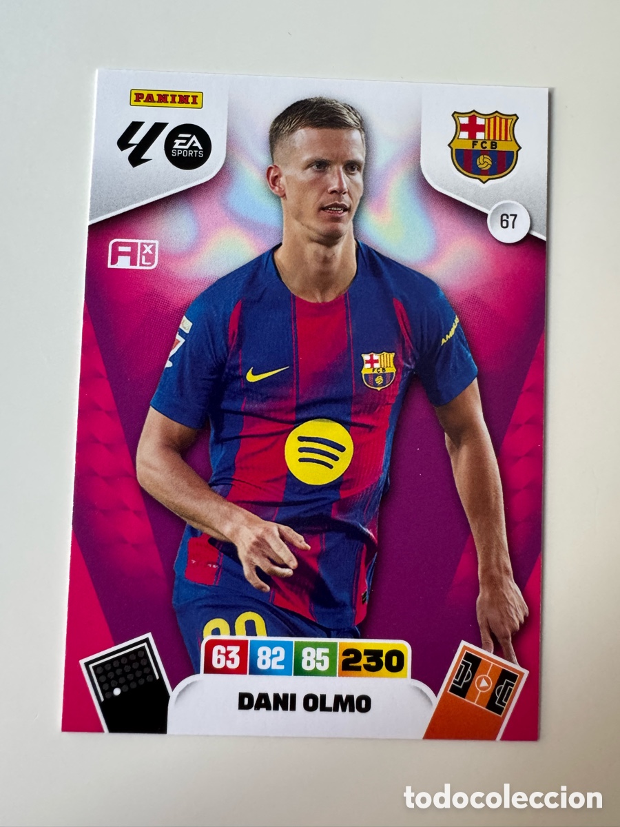 Cromos de F&uacute;tbol: PANINI ADRENALYN XL LIGA EA SPORTS 2025-2026 25-26 &ndash; N&ordm; 67 &ndash; Dani Olmo FC Barcelona