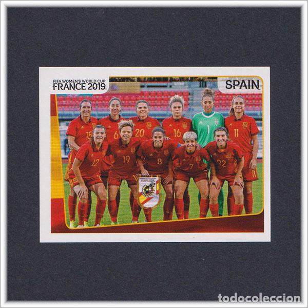 Cromos de F&uacute;tbol: FIFA WOMEN'S WORLD CUP FRANCE 2019 PANINI ALINEACI&Oacute;N 139 ESPA&Ntilde;A WOMEN MUNDIAL FEMENINO FRANCIA