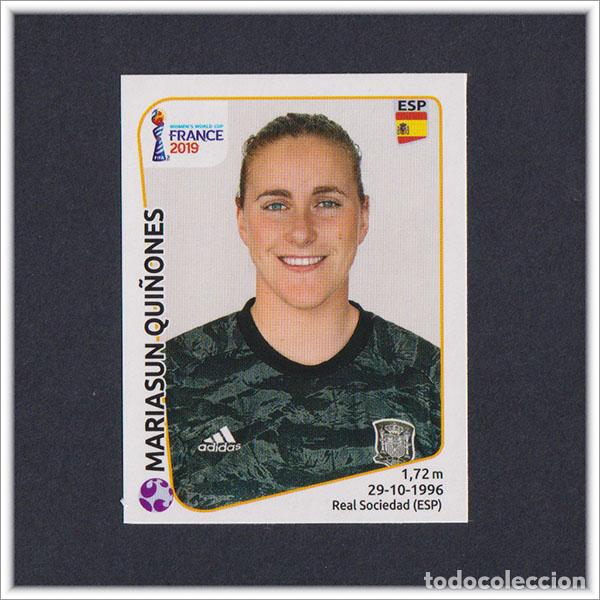 Cromos de F&uacute;tbol: FIFA WOMEN'S WORLD CUP FRANCE 2019 PANINI MARIASUN QUI&Ntilde;ONES 1 BIS ESPA&Ntilde;A MUNDIAL FEMENINO FRANCIA