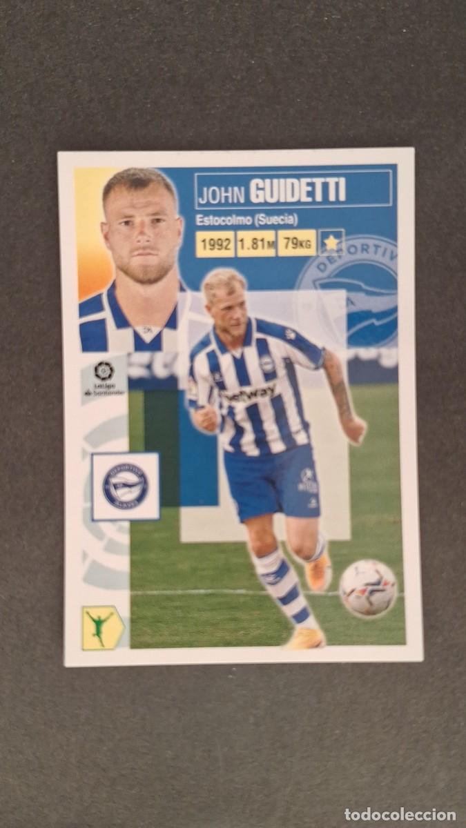 Cromos de F&uacute;tbol: L2 GUIDETTI DEPORTIVO ALAVES LIGA ESTE 2020 2021 20 21 NUNCA PEGADO SIN PEGAR