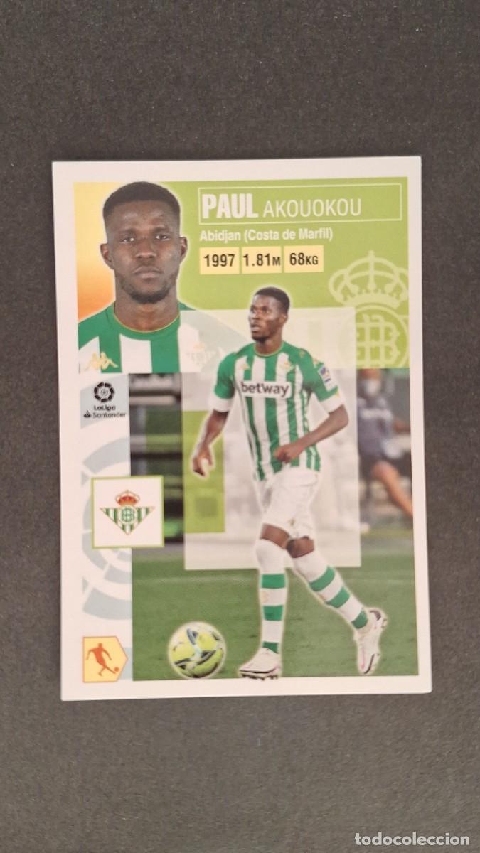 Fu&szlig;ball-Sticker: L2 PAUL REAL BETIS BALOMPIE LIGA ESTE 2020 2021 20 21 NUNCA PEGADO SIN PEGAR
