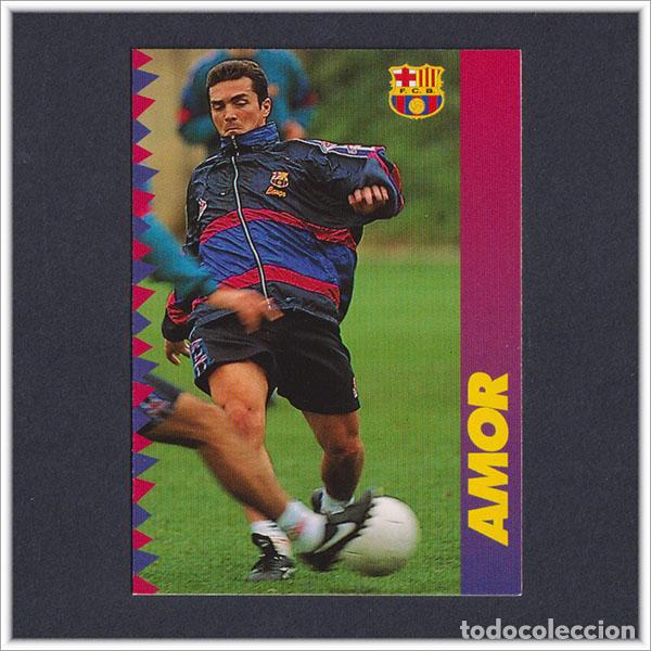 Cromos de F&uacute;tbol: COLECCI&Oacute;N OFICIAL FC BARCELONA 1996 1997 96 97 PANINI AMOR N&ordm; 100 CARD LIGA ALBUM BAR&Ccedil;A