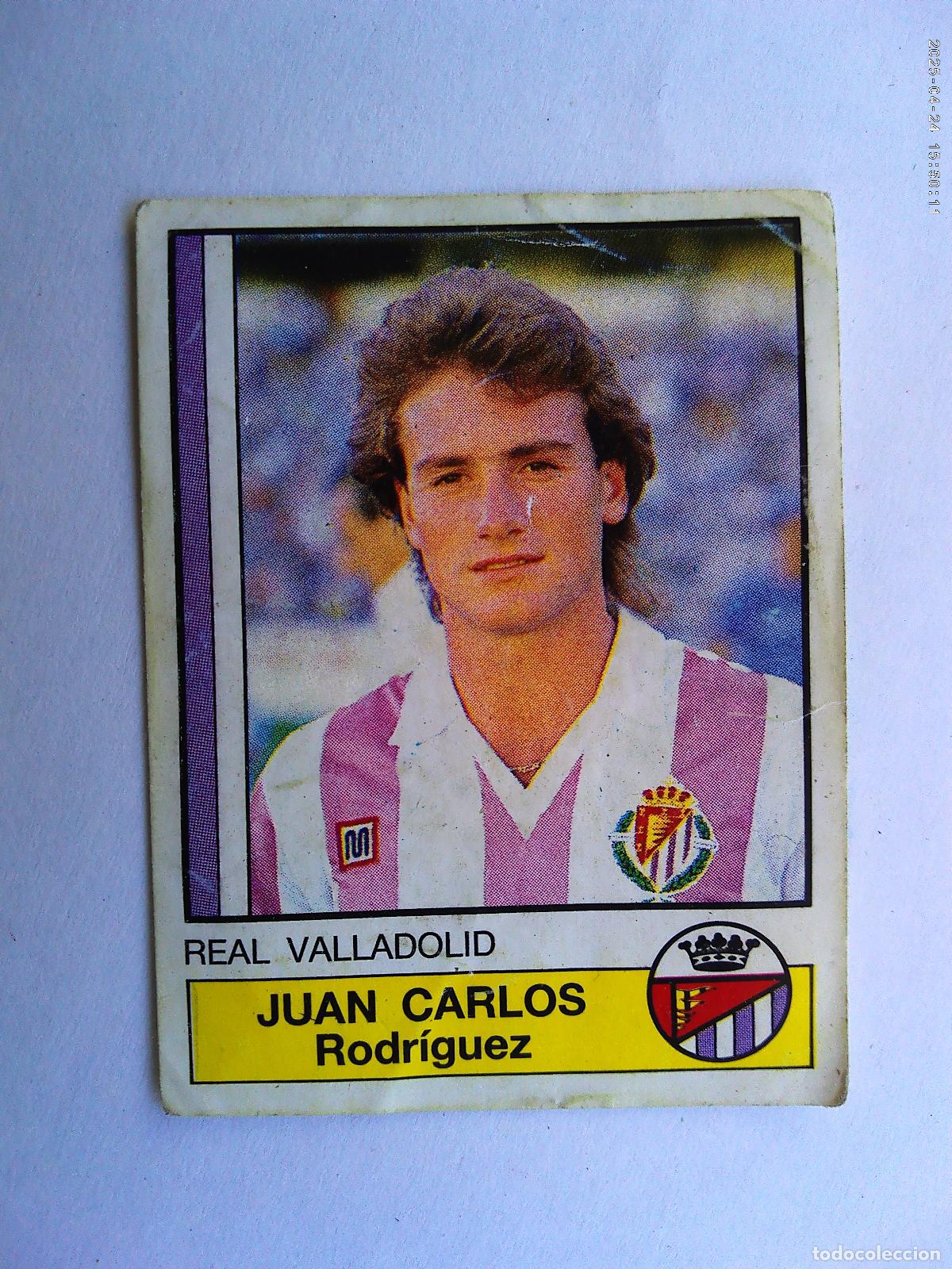 Figurine di Calcio: CROMO DE FUTBOL 87 : N&ordm; 312 , JUAN CARLOS RODRIGUEZ , REAL VALLADOLID . DE PANINI