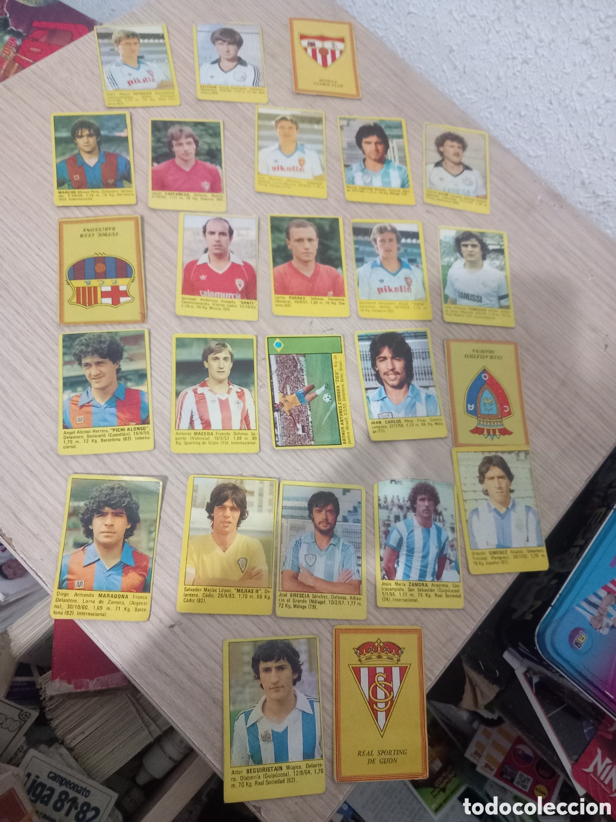 Cromos de F&uacute;tbol: 25 CROMOS SUPER FUTBOL 84 DESPEGADOS,,VER FOTOS