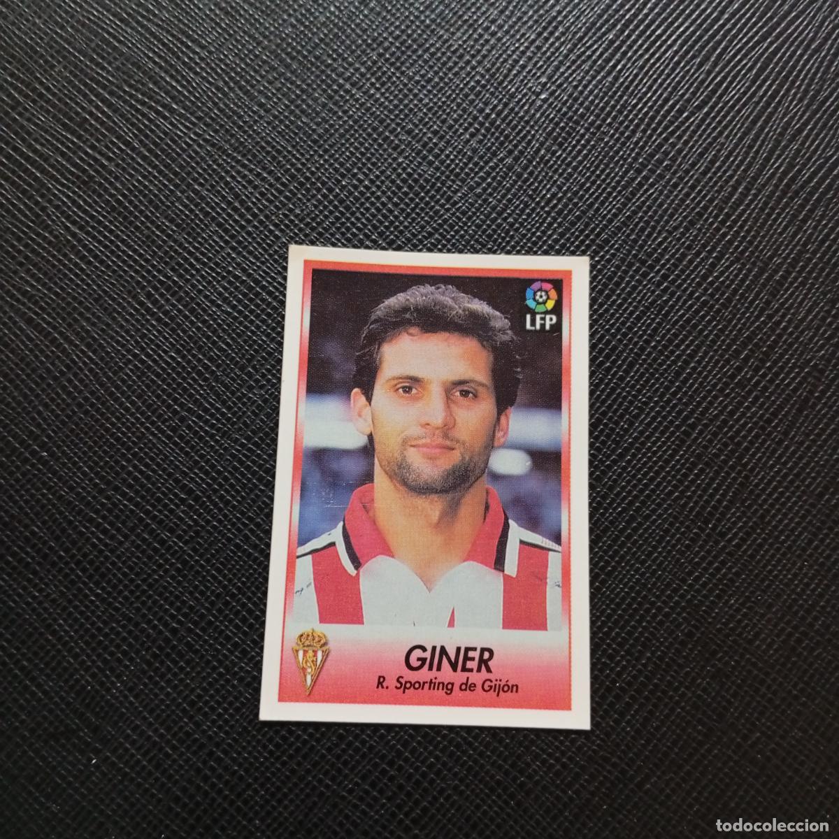 Cromos de F&uacute;tbol: 107 GINER SPORTING GIJON BOLLYCAO 1996 1997 CROMO FUTBOL LIGA 96 97 - SIN PEGAR - A35 PG181