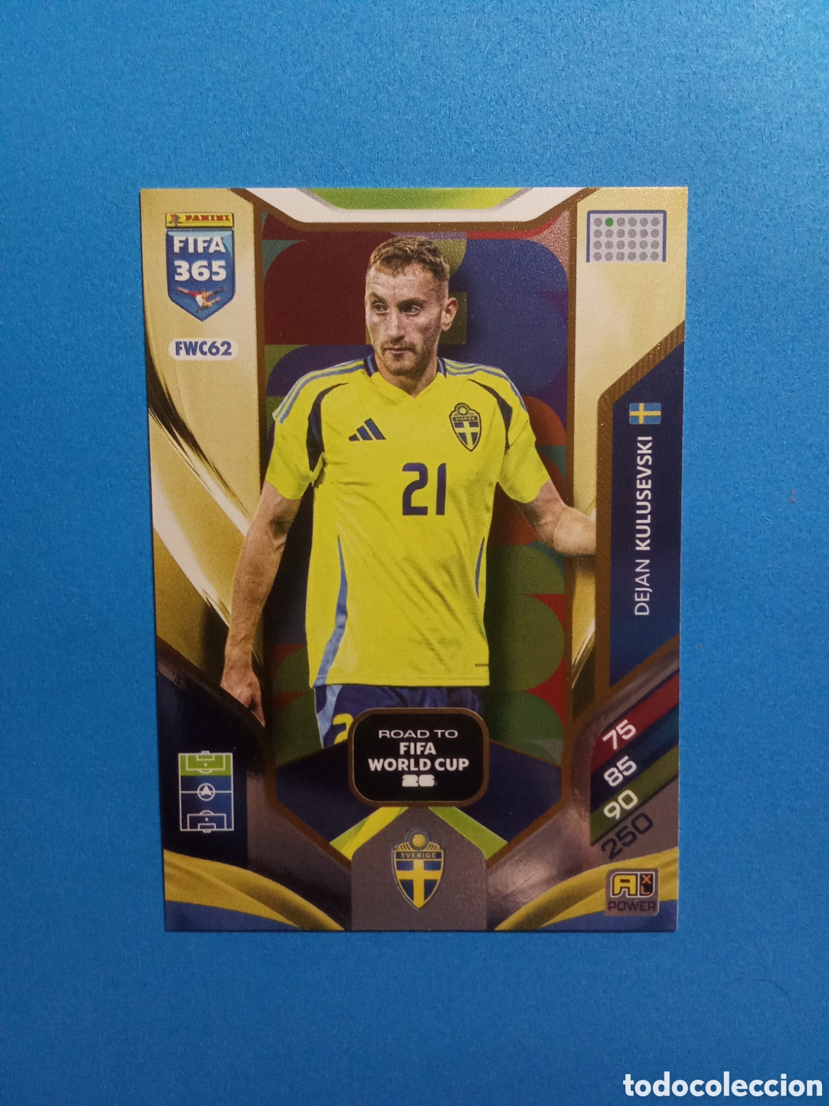 Figurine di Calcio: CROMO FWC 62 KULUSEVSKI SUECIA NORDIC EDITION FIFA 365 2026 ADRENALYN 25-26