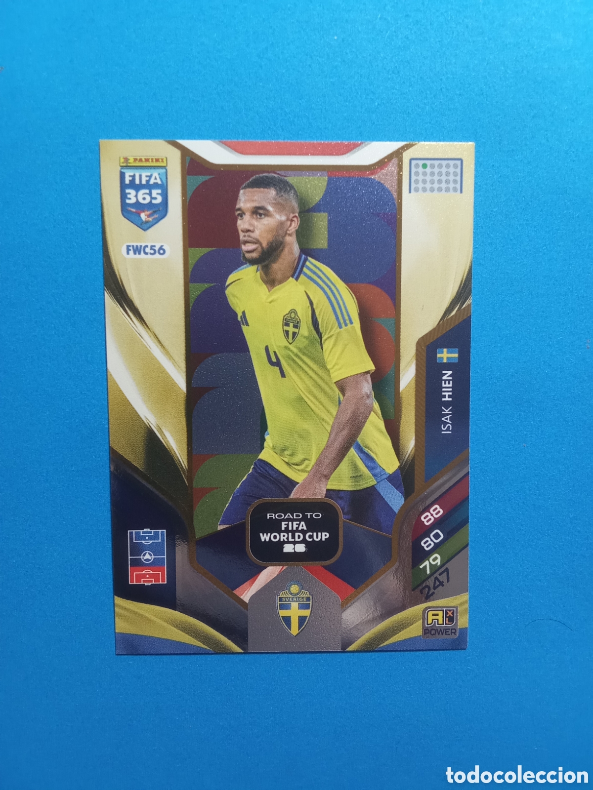 Figurine di Calcio: CROMO FWC 56 HIEN SUECIA NORDIC EDITION FIFA 365 2026 ADRENALYN 25-26