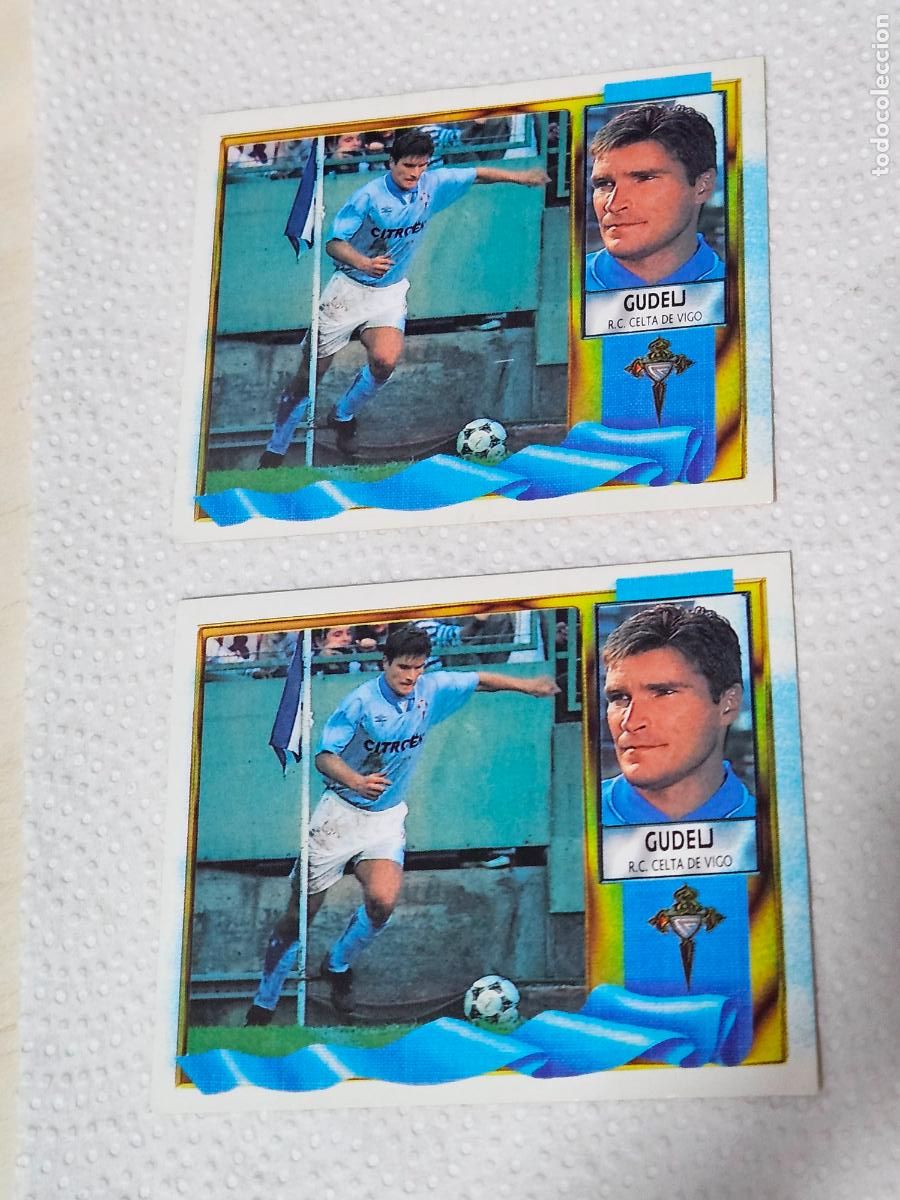 Cromos de F&uacute;tbol: EDICIONES ESTE 95 96 ERROR IMPRESION CROMO NUEVO SIN PEGAR