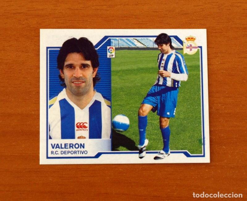 Fu&szlig;ball-Sticker: Deportivo La Coru&ntilde;a - Valer&oacute;n - Coloca - Liga 2007-2008, 07-08 - Ediciones Este - Nunca pegado