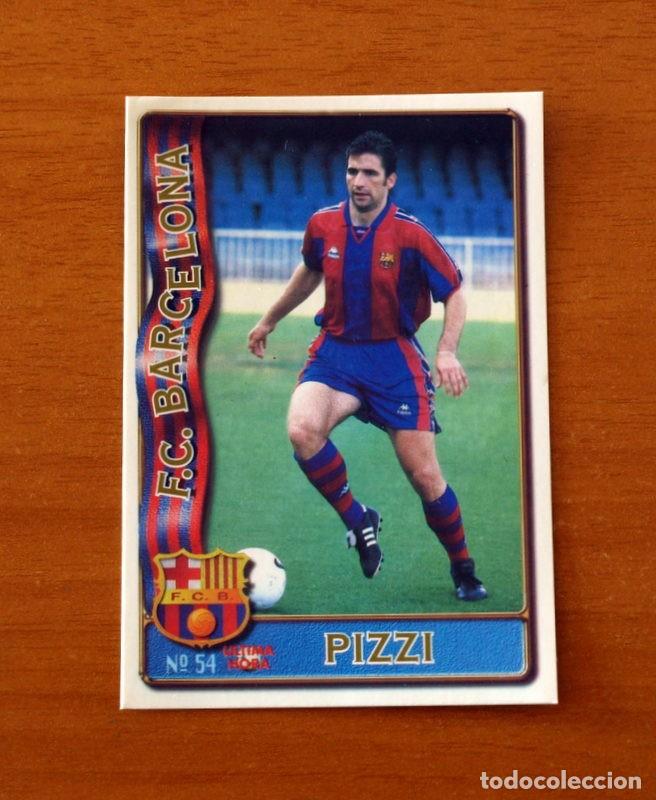 Fu&szlig;ball-Sticker: Barcelona -N&ordm; 54 Pizzi -&Uacute;ltima Hora -Mundicromo Las Fichas de la Liga de F&uacute;tbol 1996-1997-96-97