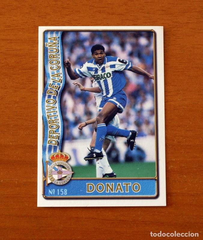 Cromos de F&uacute;tbol: Deportivo Coru&ntilde;a -N&ordm; 158 Donato -Mundicromo Las Fichas de la Liga de F&uacute;tbol 1996-1997-96-97