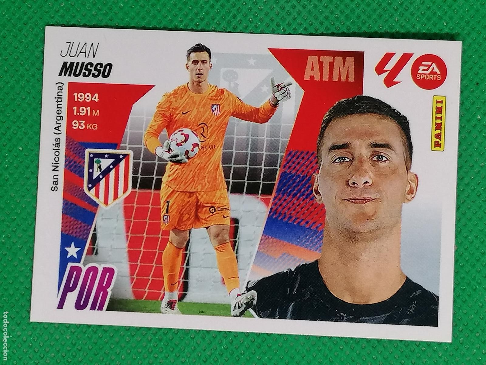 Fu&szlig;ball-Sticker: 4 JUAN MUSSO ATLETICO DE MADRID ⚽ PANINI LIGA ESTE 25 26 2025 2026 ⚽