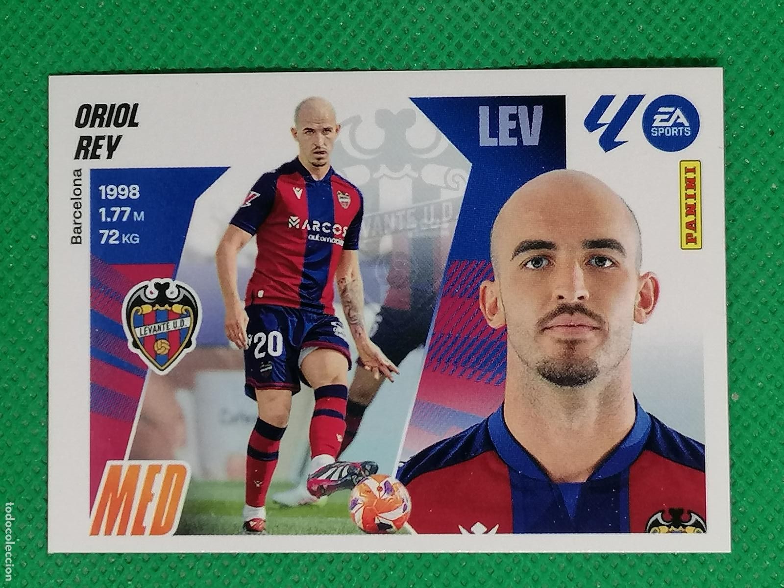 Fu&szlig;ball-Sticker: 12 ORIOL REY LEVANTE ⚽ PANINI LIGA ESTE 25 26 2025 2026 ⚽