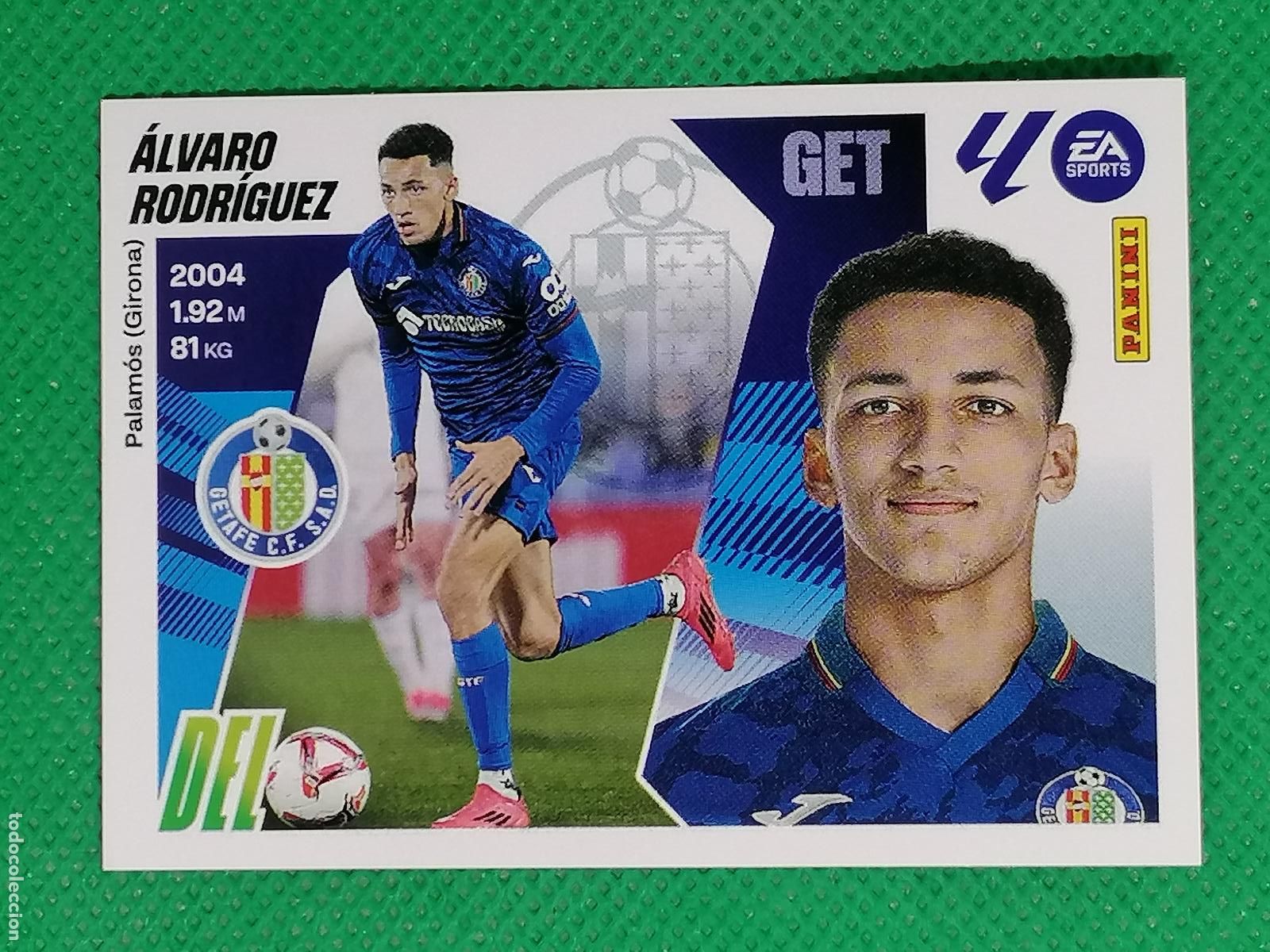 Fu&szlig;ball-Sticker: 20 ALVARO RODRIGUEZ GETAFE ⚽ PANINI LIGA ESTE 25 26 2025 2026 ⚽