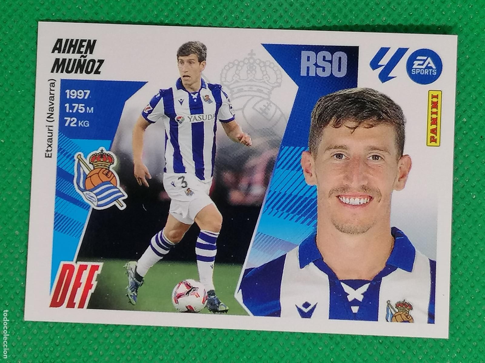 Cromos de F&uacute;tbol: 10 B 10B AIHEN MU&Ntilde;OZ REAL SOCIEDAD ⚽ PANINI LIGA ESTE 25 26 2025 2026 ⚽