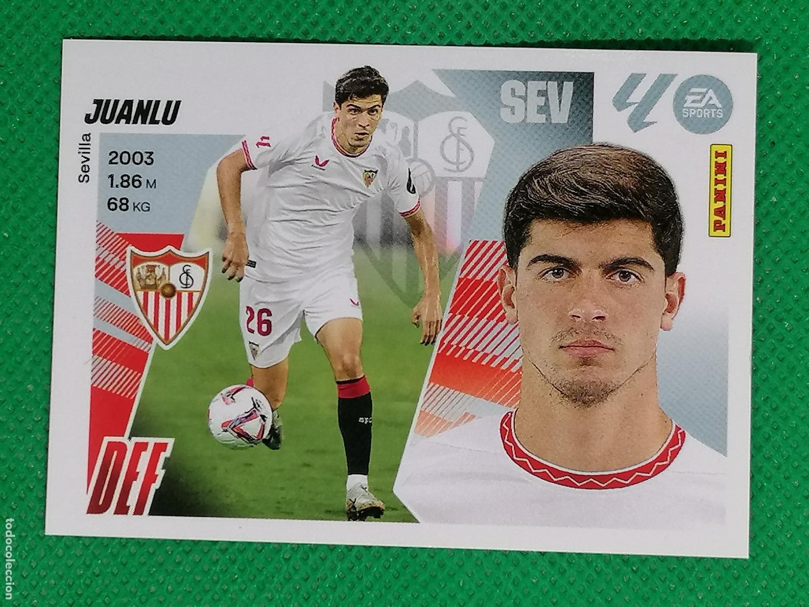 Cromos de F&uacute;tbol: 6 JUANLU SEVILLA ⚽ PANINI LIGA ESTE 25 26 2025 2026 ⚽