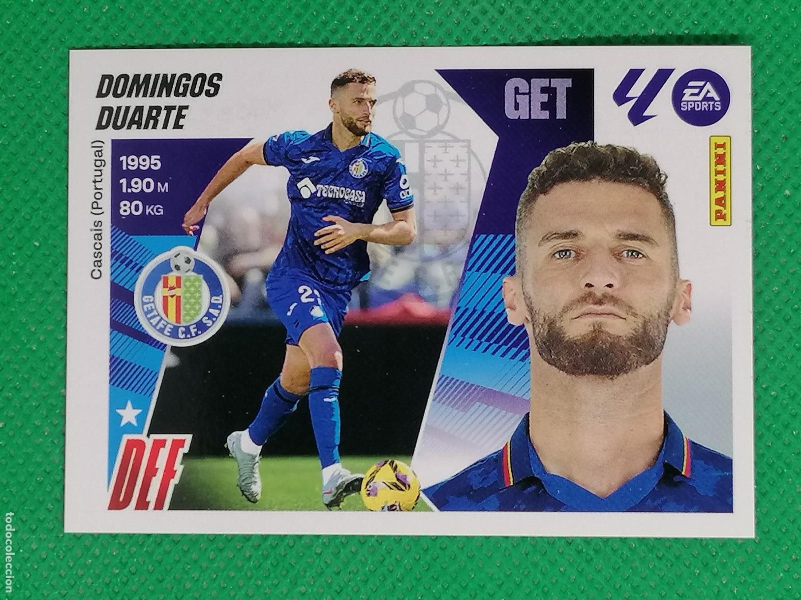 Cromos de F&uacute;tbol: 9 A 9A DOMINGOS DUARTE GETAFE ⚽ PANINI LIGA ESTE 25 26 2025 2026 ⚽